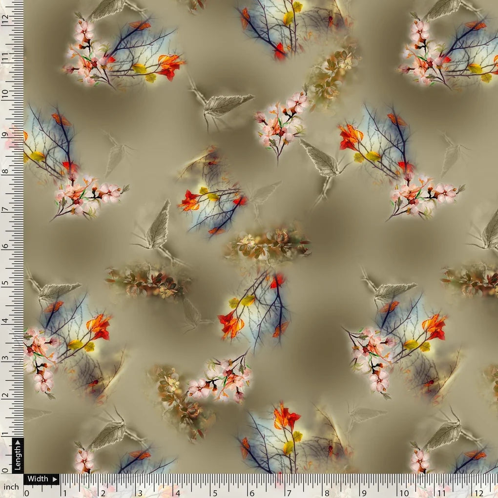 Morden Pink Periwinkle Flower With Mehndi Background Digital Printed Fabric – js 0 ta09563pf 110 morden pink periwinkle flower with mehndi background digital printed fabric 5