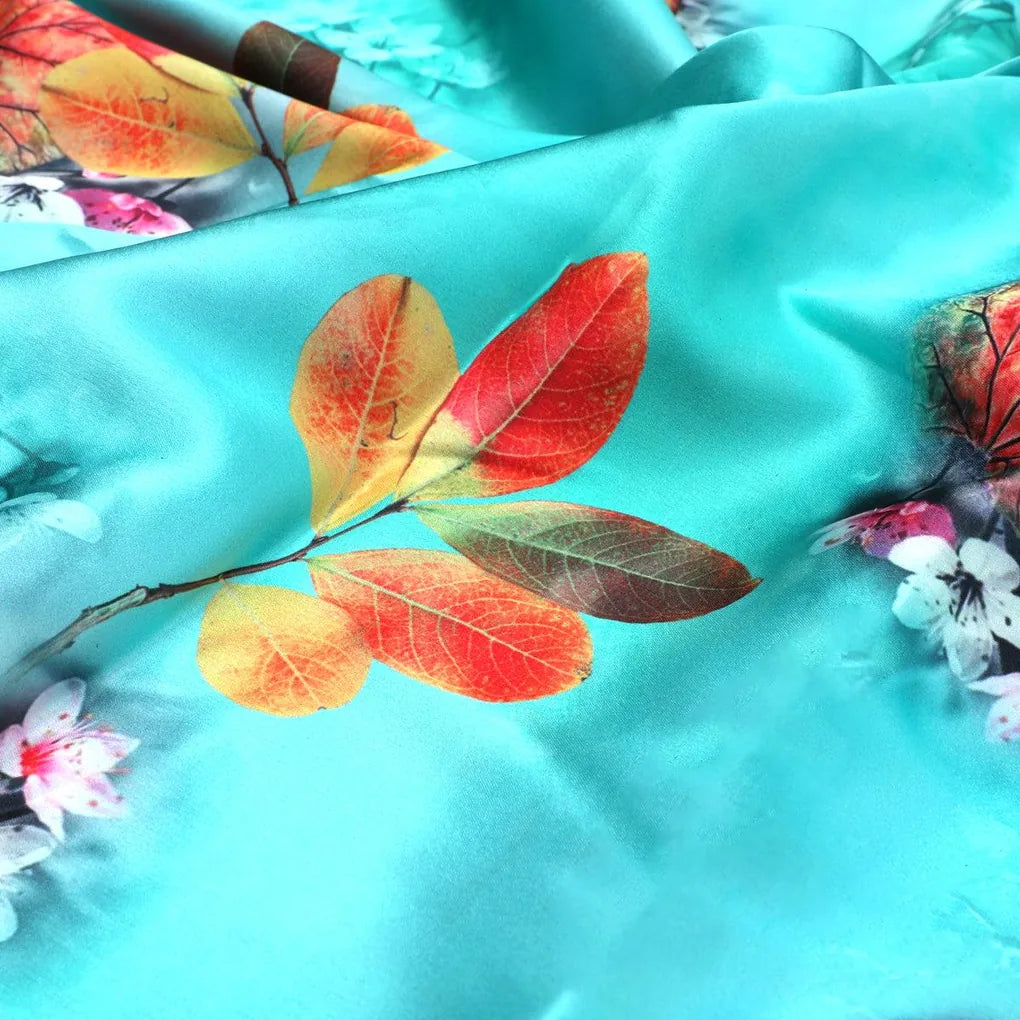 Decorative Orange Kudampuli With Blue Oasis Colour Digital Printed Fabric - Japan Satin – js 0 ta09564pc 110 decorative orange kudampuli with blue oasis colour digital printed fabric japan satin 3