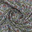 Green Leaves With Flower Digital Printed Fabric – js 0 ta0957 110 green leaves with flower digital printed fabric 1