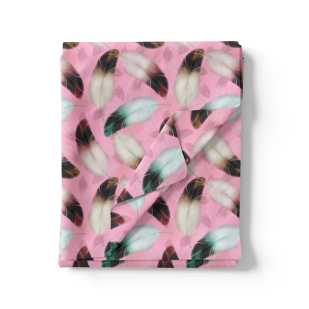 Decorative Pink Feather  Digital Printed Fabric – js 0 ta09590pd 110 decorative pink feather digital printed fabric 3
