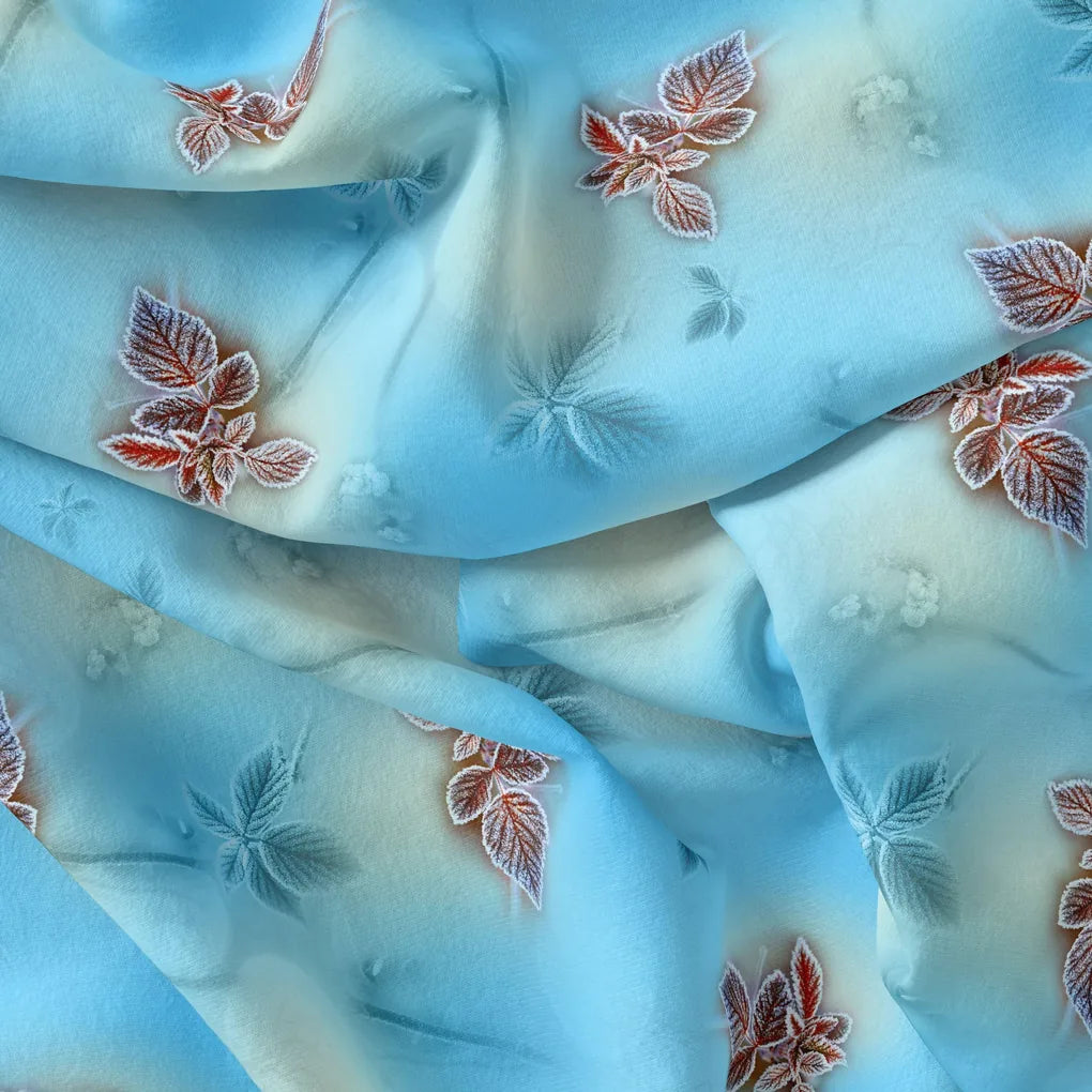 Cool Blue Ice Brown Leaves Digital Printed Fabric – js 0 ta09610a 110 cool blue ice brown leaves digital printed fabric 4