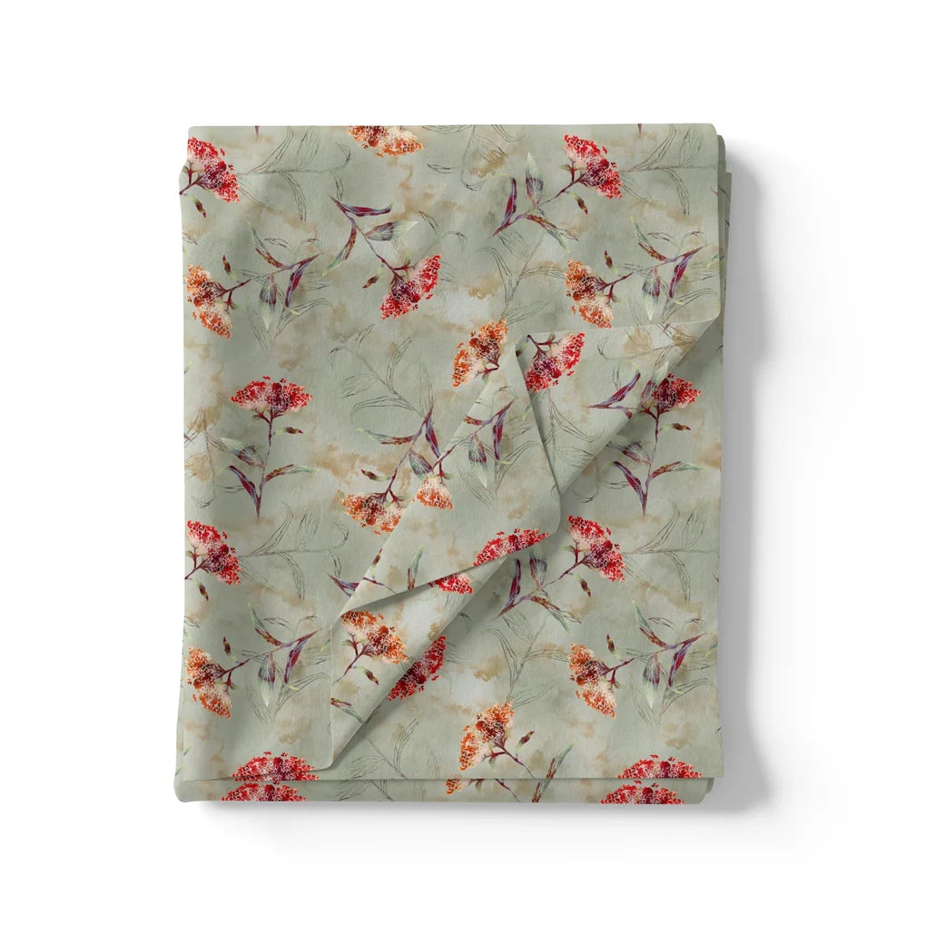 Beautiful Botanical Ixora Flower Digital Printed Fabric – js 0 ta09631ph 110 beautiful botanical ixora flower digital printed fabric 3