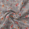Ixora Floral Flower With Leaves Digital Printed Fabric – js 0 ta09631pi 110 ixora floral flower with leaves digital printed fabric 1