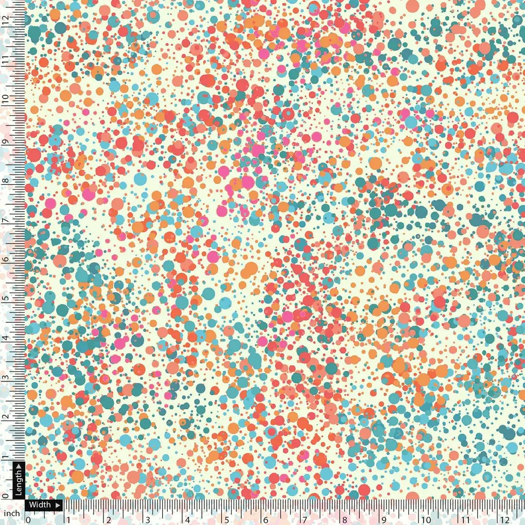 Spread Colour Of Rainbow Spot Digital Printed Fabric – js 0 ta09660a 110 spread colour of rainbow spot digital printed fabric 4