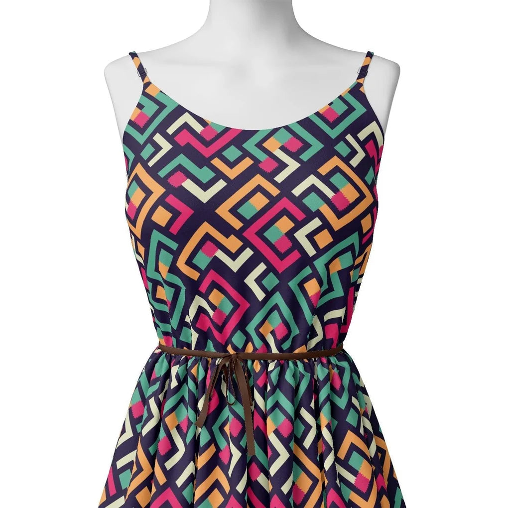 Multicolour Puzzle Rainbow Greek Key Digital Printed Fabric – js 0 ta09662 110 multicolour puzzle rainbow greek key digital printed fabric 2