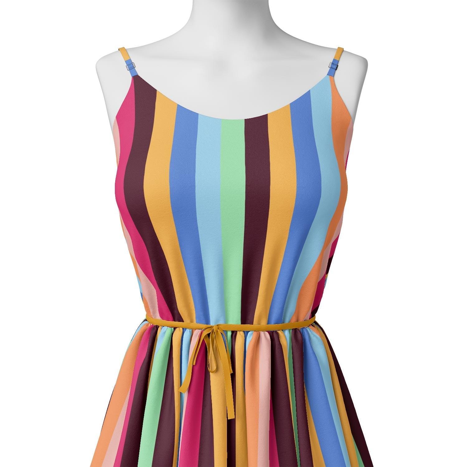 Morden Multicolour Rainbow Strips Digital Printed Fabric – js 0 ta09664 110 morden multicolour rainbow strips digital printed fabric 2