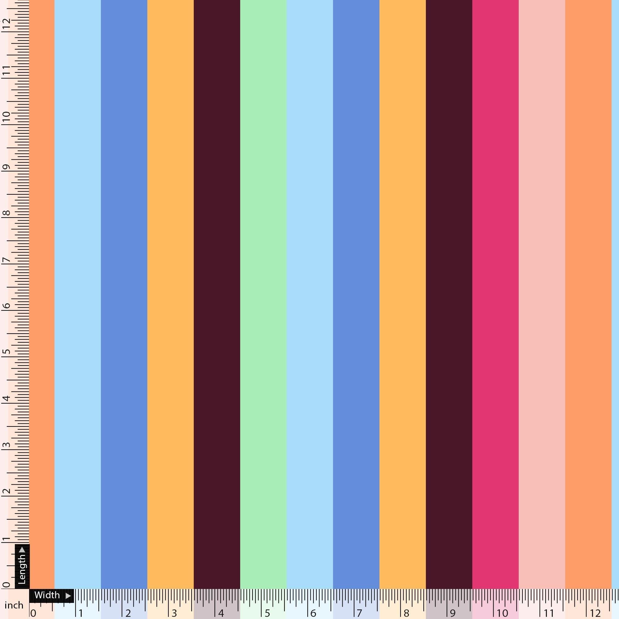 Morden Multicolour Rainbow Strips Digital Printed Fabric – js 0 ta09664 110 morden multicolour rainbow strips digital printed fabric 5