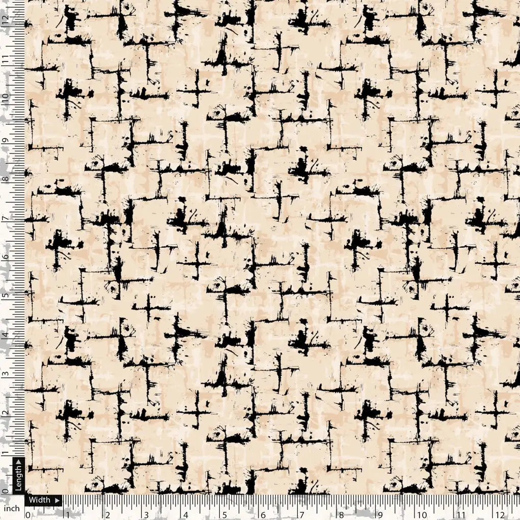 Toile Dark peach And Black Combination Digital Printed Fabric – js 0 ta09665a 110 toile dark peach and black combination digital printed fabric 4