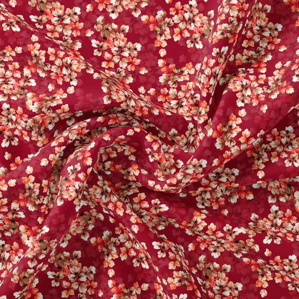 Most Attractive Red And Golden Ninebark Leaves Digital Printed Fabric – js 0 ta09669a 110 most attractive red and golden ninebark leaves digital printed fabric 1