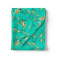 Persimmon Leaves With  Orange Violet Flower Digital Printed Fabric – js 0 ta09678p2 110 persimmon leaves with orange violet flower digital printed fabric 3