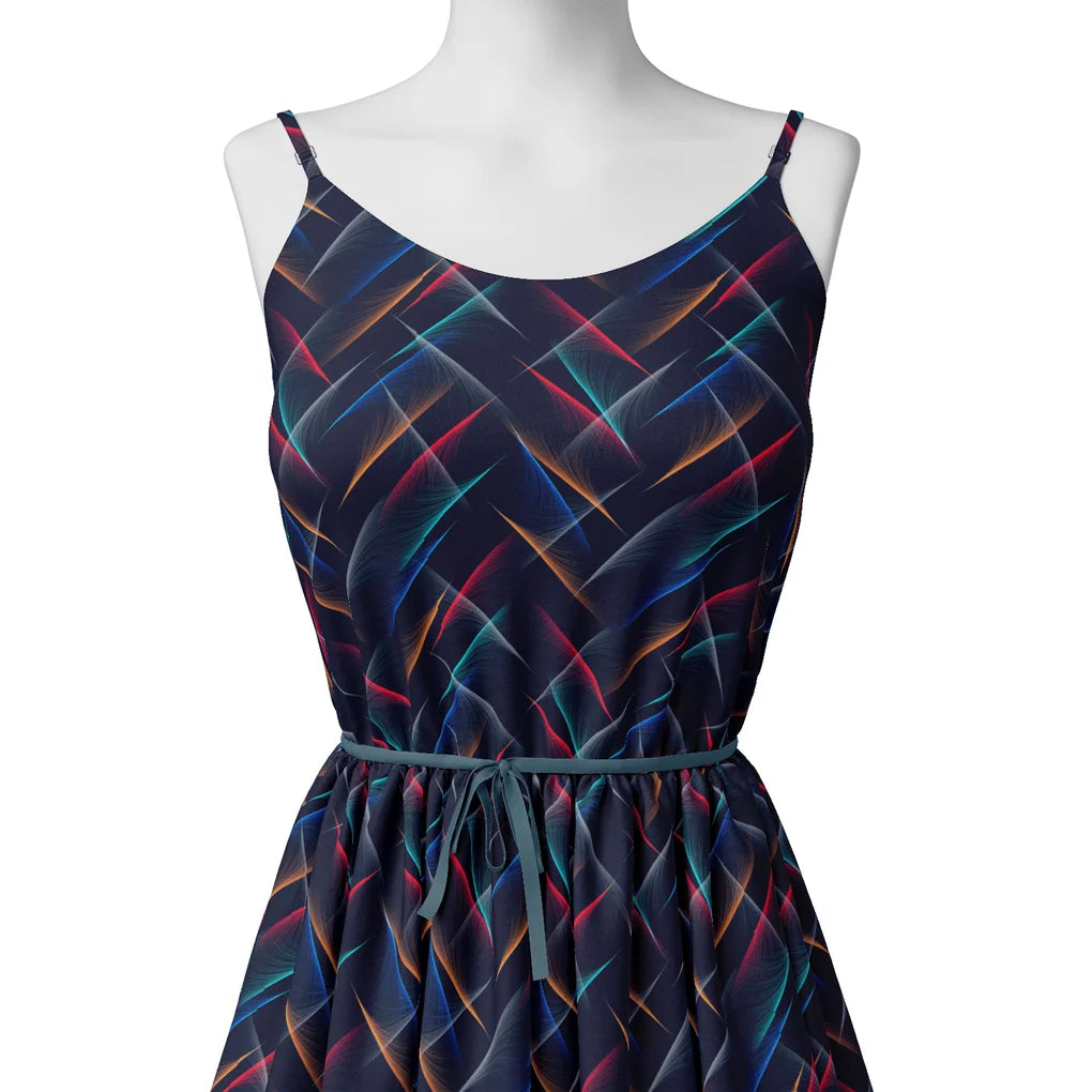 Classic Colourful Feather With Blue Background Digital Printed Fabric – js 0 ta09682pb 110 classic colourful feather with blue background digital printed fabric 2