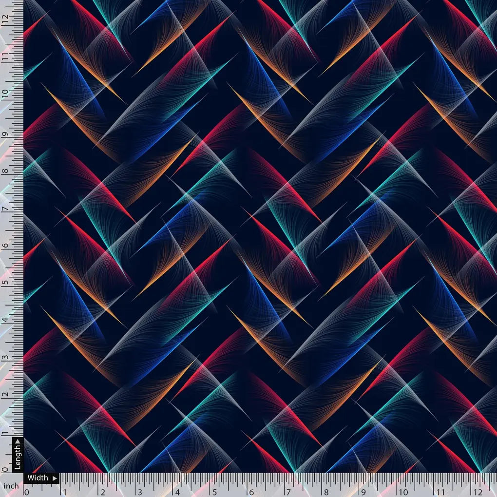 Classic Colourful Feather With Blue Background Digital Printed Fabric – js 0 ta09682pb 110 classic colourful feather with blue background digital printed fabric 4