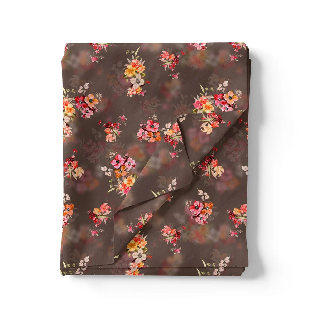 Three Colour Of Flower With Eucalyptus Leaves Digital Printed Fabric – js 0 ta09686p4 110 three colour of flower with eucalyptus leaves digital printed fabric 3