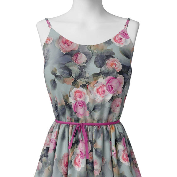 Pink And Peach Rose Allover Digital Printed Fabric – js 0 ta6801p1 110 pink and peach rose allover digital printed fabric 2 - alternate view
