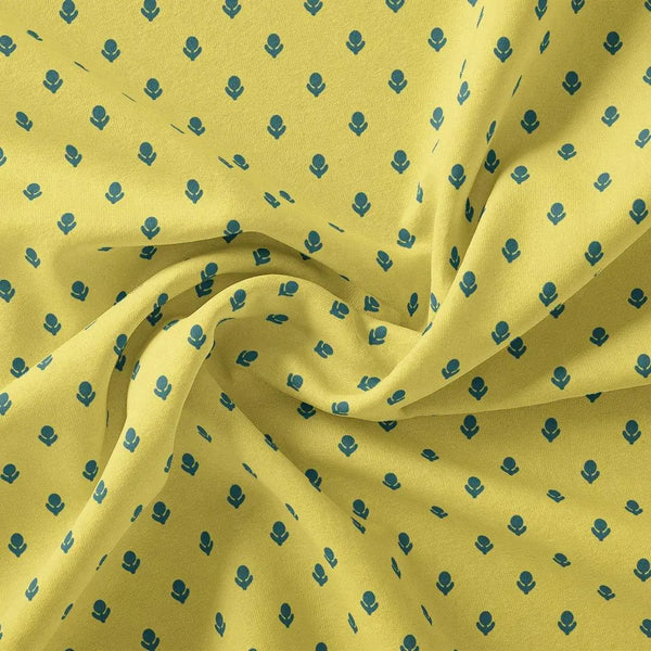 Lemon Yellow Small And Single Motif Allover Digital Printed Fabric – js 0 ta7590p2 110 lemon yellow small and single motif allover digital printed fabric 1