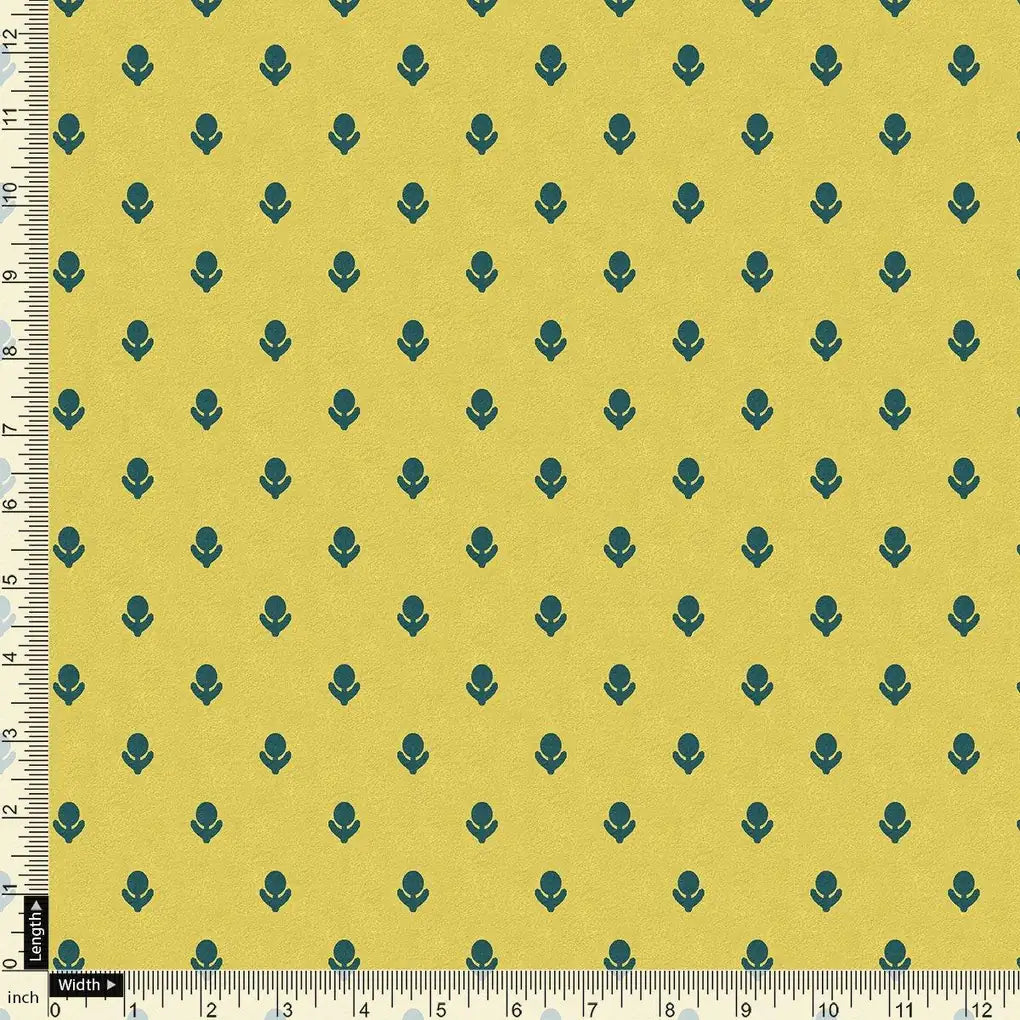 Lemon Yellow Small And Single Motif Allover Digital Printed Fabric – js 0 ta7590p2 110 lemon yellow small and single motif allover digital printed fabric 4