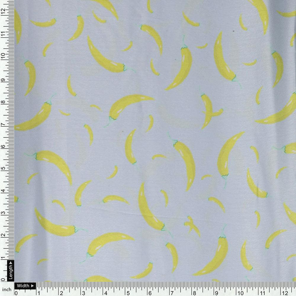 Yellow Mirchi Allover Digital Printed Fabric - Japan Satin – js 0 ta7619p1 110 yellow mirchi allover digital printed fabric japan satin 4