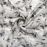 Leaves Laying Over Whilte Base Digital Printed Kota Doria Fabric – kd 0 0ta051920 111 leaves laying over whilte base digital printed kota doria fabric 1