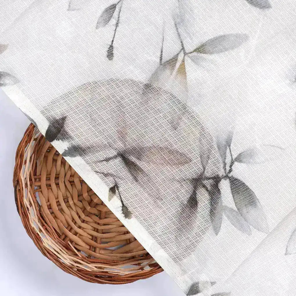 Leaves Laying Over Whilte Base Digital Printed Kota Doria Fabric – kd 0 0ta051920 111 leaves laying over whilte base digital printed kota doria fabric 2