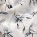 Leaves Laying Over Whilte Base Digital Printed Kota Doria Fabric – kd 0 0ta051920 111 leaves laying over whilte base digital printed kota doria fabric 3
