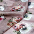 Beautiful Floral Over Brown Digital Printed Kota Doria Fabric – kd 0 ta015703 111 beautiful floral over brown digital printed kota doria fabric 2