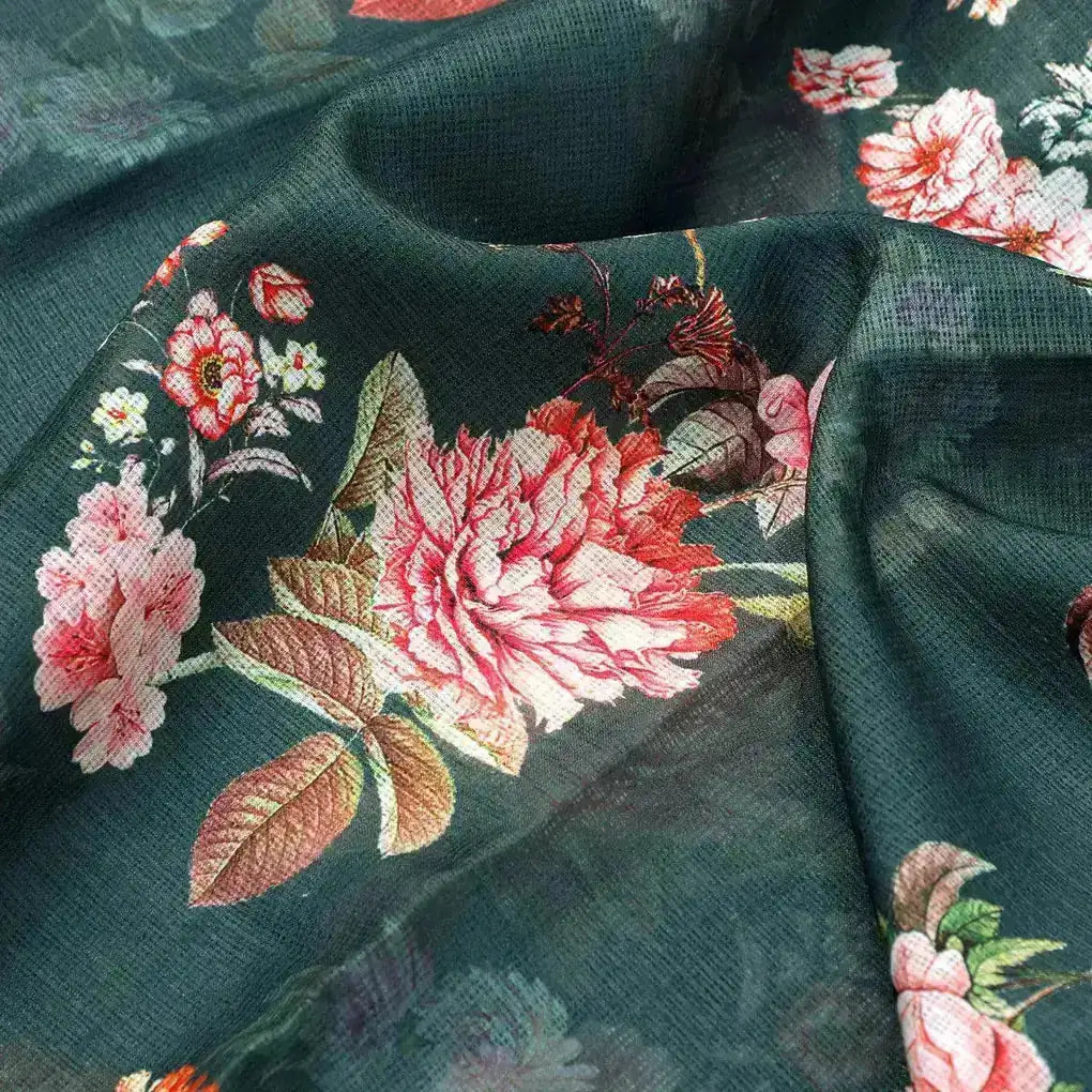 Elegant Floral Digital Printed Kota Doria Fabric – kd 0 ta057253 111 elegant floral digital printed kota doria fabric 3