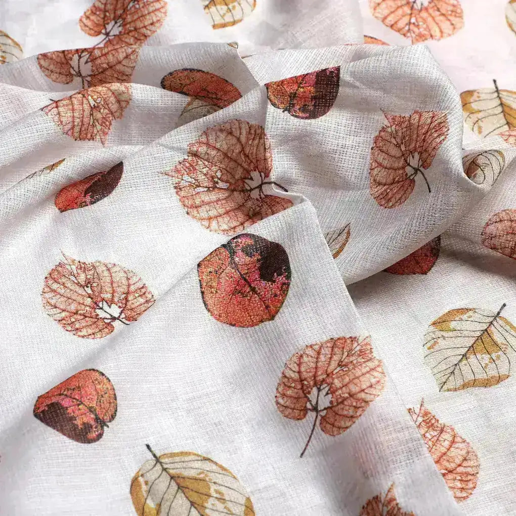 Autumn Leave Digital Printed Kota Doria Fabric – kd 0 ta059420 111 autumn leave digital printed kota doria fabric 3