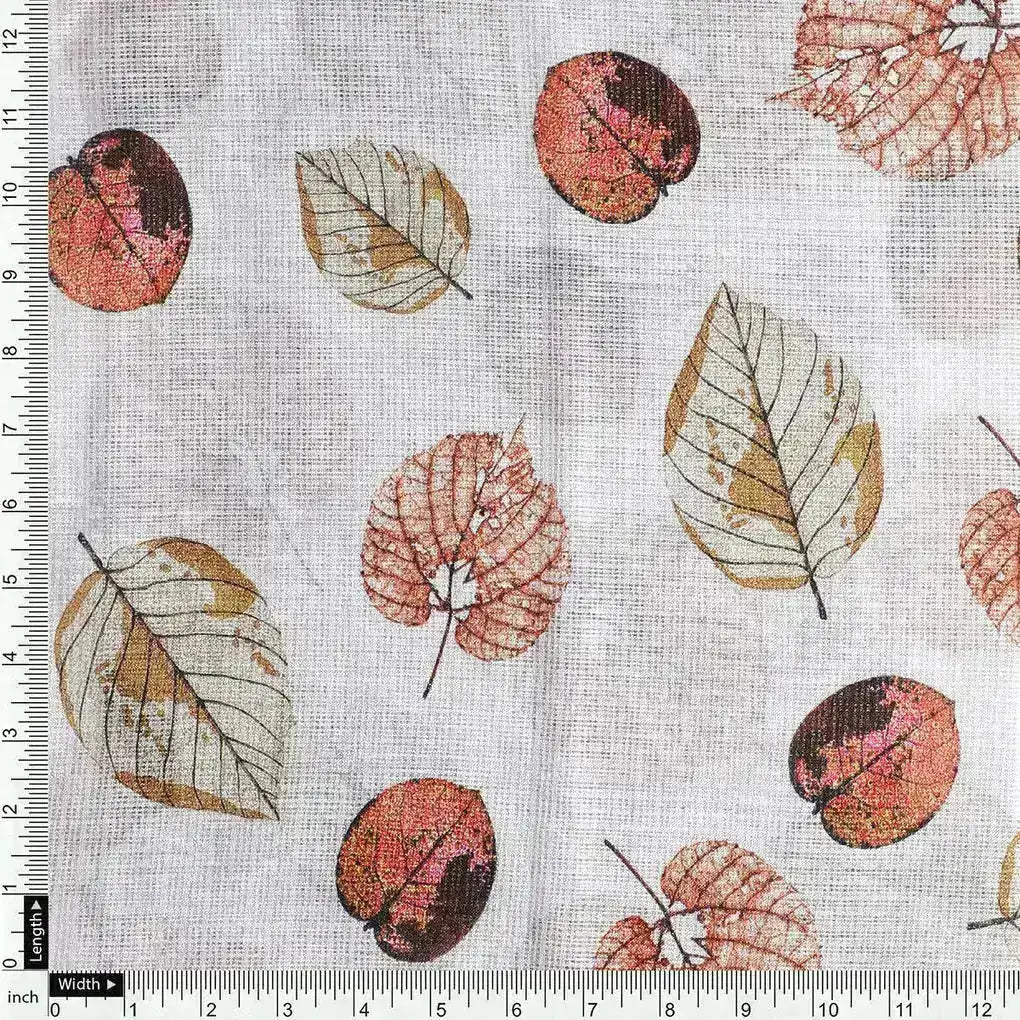 Autumn Leave Digital Printed Kota Doria Fabric – kd 0 ta059420 111 autumn leave digital printed kota doria fabric 4