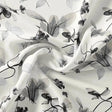 Black Floating Flowers Digital Printed Fabric - Kota Doria – kd 0 ta06256 110 black floating flowers digital printed fabric kota doria 1