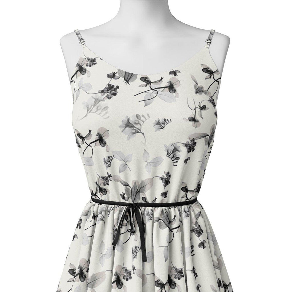 Black Floating Flowers Digital Printed Fabric - Kota Doria – kd 0 ta06256 110 black floating flowers digital printed fabric kota doria 2