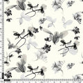 Black Floating Flowers Digital Printed Fabric - Kota Doria – kd 0 ta06256 110 black floating flowers digital printed fabric kota doria 4