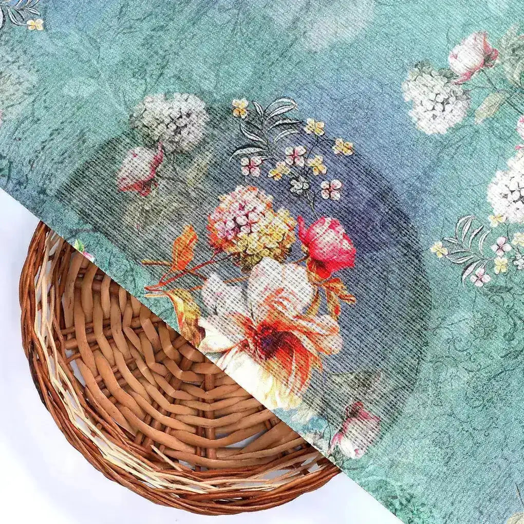 Beautiful Green Floral Digital Printed Fabric – kd 0 ta062620 111 beautiful green floral digital printed fabric 2