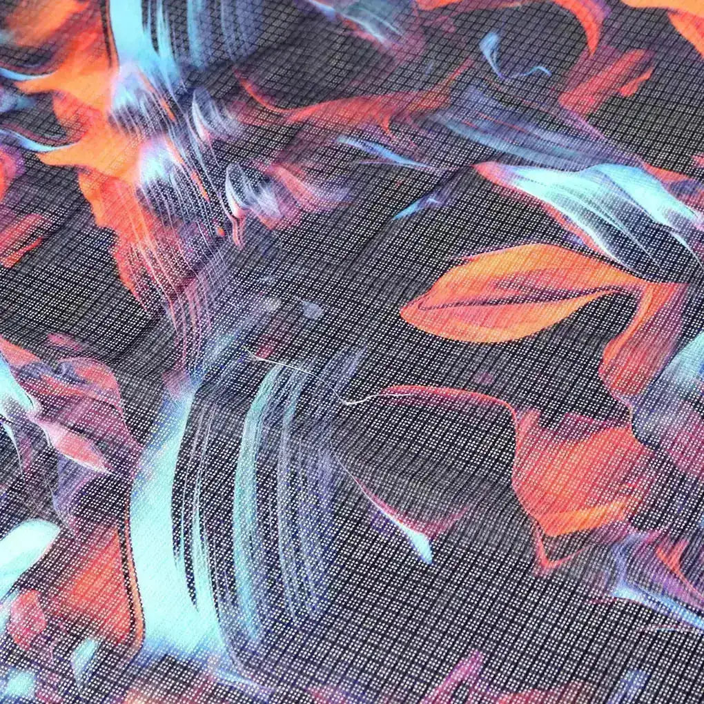 Abstract Pattern Digital Printed Kota Doria Fabric – kd 0 ta063390 111 abstract pattern digital printed kota doria fabric 1