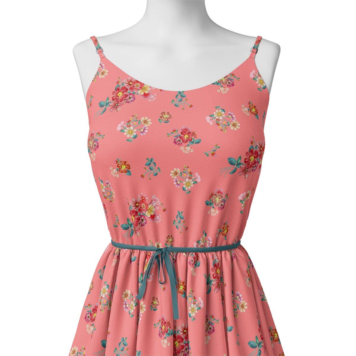 Calico Colorful Flower Digital Printed Fabric - Kota Doria – kd 0 ta08284 110 calico colorful flower digital printed fabric kota doria 2