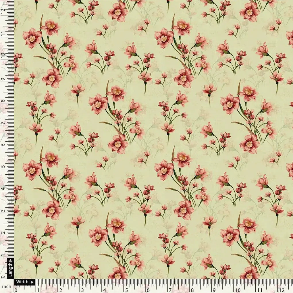 Beautiful Tiny Pink Chintz Digital Printed Fabric - Kota Doria – kd 0 ta08789 110 beautiful tiny pink chintz digital printed fabric kota doria 4