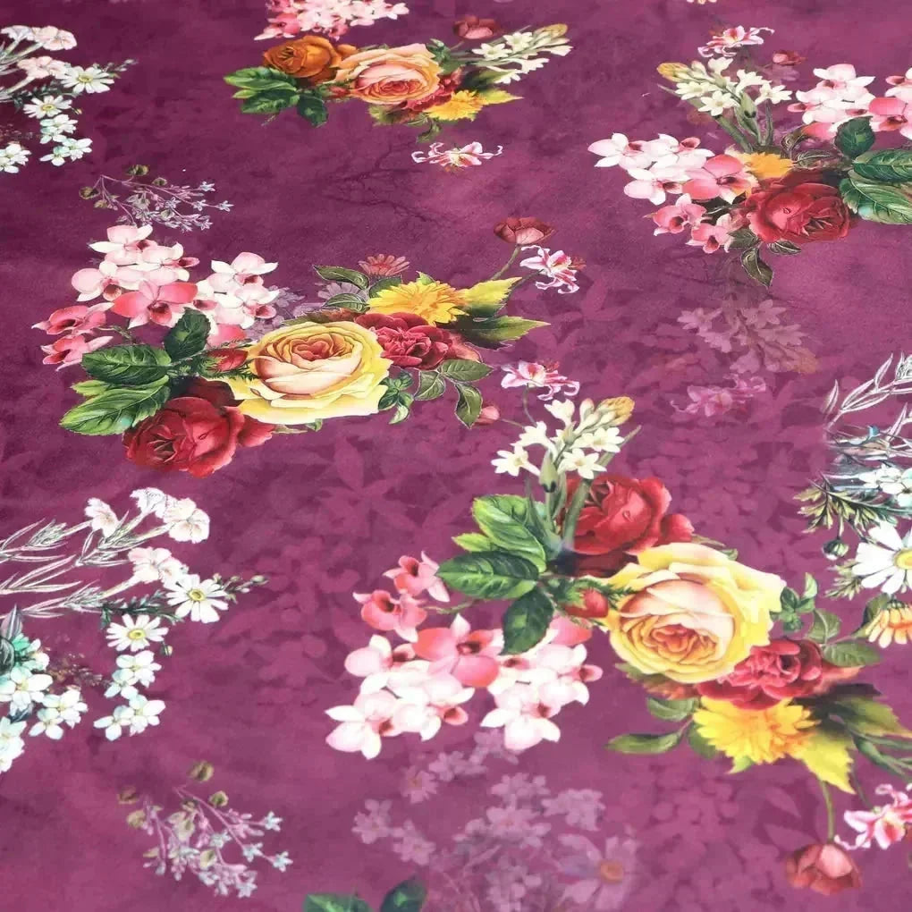 Purple Flower Digital Printed Kora Silk Fabric – ks 0 0ta061811 111 purple flower digital printed kora silk fabric 3