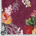 Purple Flower Digital Printed Kora Silk Fabric – ks 0 0ta061811 111 purple flower digital printed kora silk fabric 4
