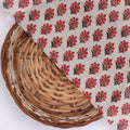 Red Flower Motif Block Digital Printed Fabric - Kora Silk – ks 0 ma012675 110 red flower motif block digital printed fabric kora silk 2