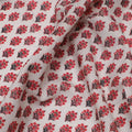 Red Flower Motif Block Digital Printed Fabric - Kora Silk – ks 0 ma012675 110 red flower motif block digital printed fabric kora silk 3