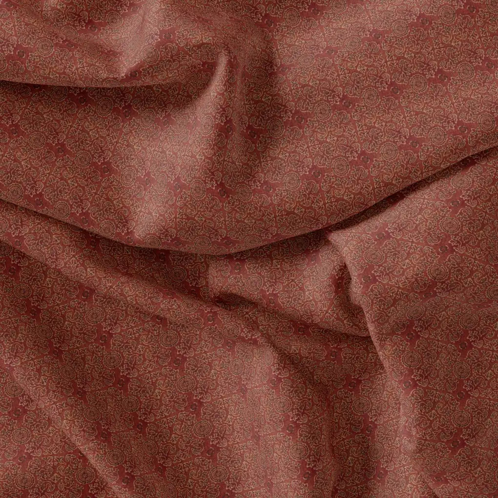 Innovative Birds Brown Colour Digital Printed Fabric - Kora Silk – ks 0 ma01498 110 innovative birds brown colour digital printed fabric kora silk 1