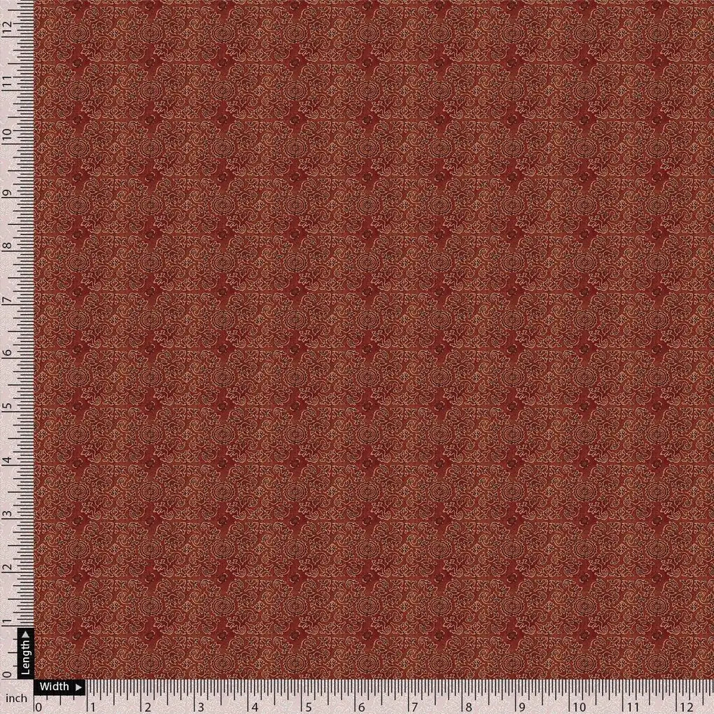 Innovative Birds Brown Colour Digital Printed Fabric - Kora Silk – ks 0 ma01498 110 innovative birds brown colour digital printed fabric kora silk 4