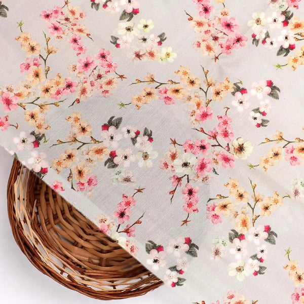 Beautiful Ditsy Gold Sand With Pot Pourri Colour Digital Printed Fabric - Kora Silk – ks 0 ma017741 110 beautiful ditsy gold sand with pot pourri colour digital printed fabric kora silk 2 - alternate view