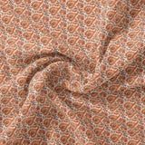 Beautiful Birch Leaves With Golden Flower Digital Printed Fabric - Kora Silk – ks 0 ma02032 110 beautiful birch leaves with golden flower digital printed fabric kora silk 1