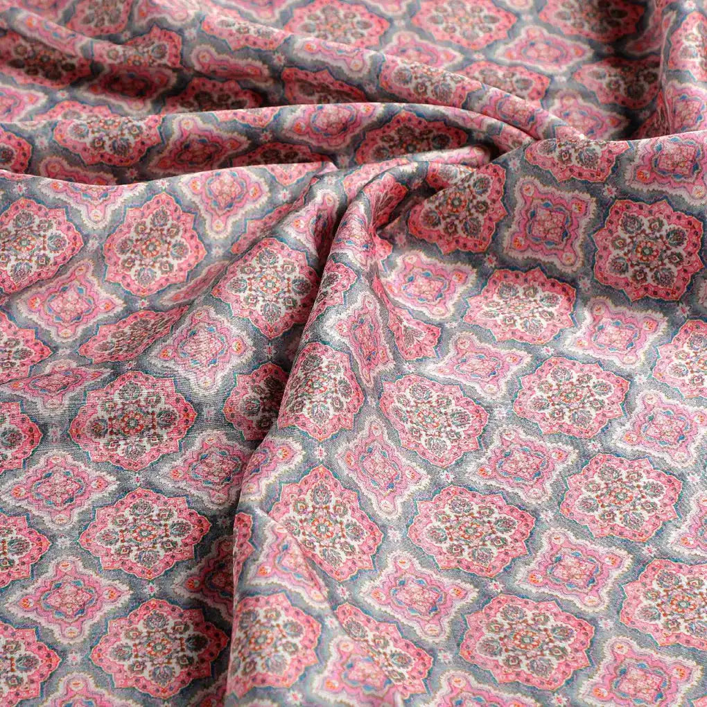 Decorative Morden Lifestyle Medallion Digital Printed Fabric - Kora Silk – ks 0 ma02064 110 decorative morden lifestyle medallion digital printed fabric kora silk 3