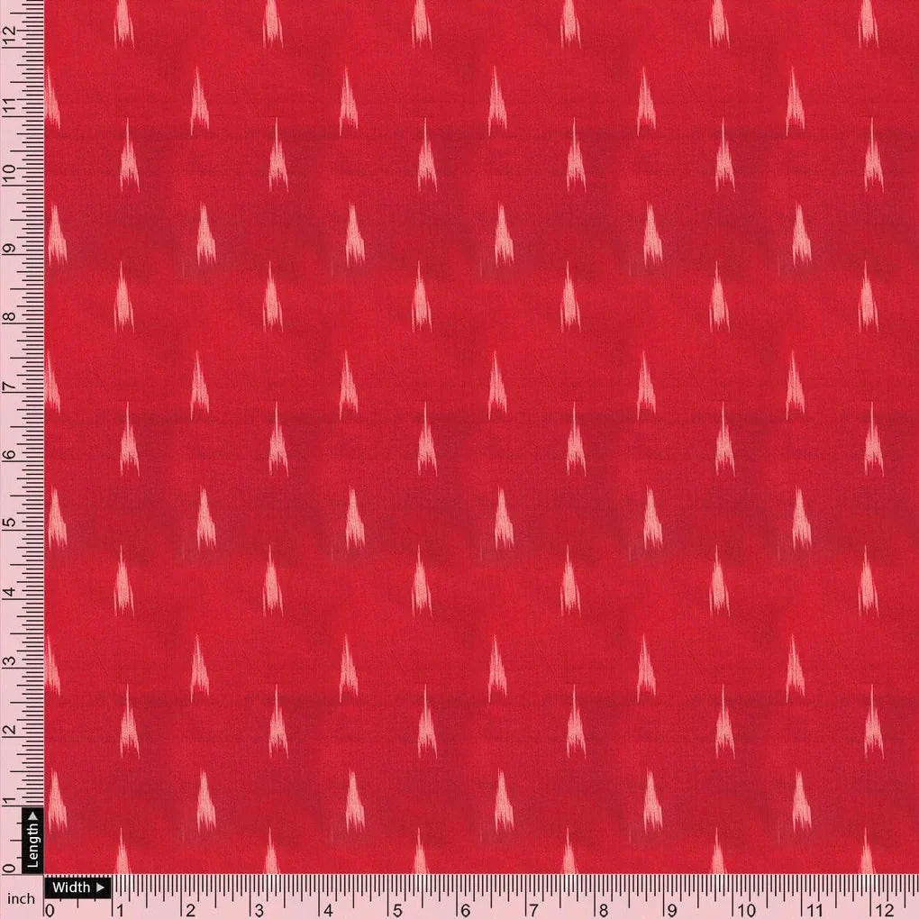 Red Polka Motif Digital Printed Fabric - Kora Silk – ks 0 ma02270 110 red polka motif digital printed fabric kora silk 4