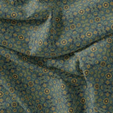 Stylized Medallion Motif Digital Printed Fabric - Kora Silk – ks 0 ma0250 110 stylized medallion motif digital printed fabric kora silk 1
