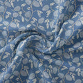 White Jasud Flower With Stalk Digital Printed Fabric - Kora Silk – ks 0 ma02863p3 110 white jasud flower with stalk digital printed fabric kora silk 1