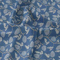 White Jasud Flower With Stalk Digital Printed Fabric - Kora Silk – ks 0 ma02863p3 110 white jasud flower with stalk digital printed fabric kora silk 3