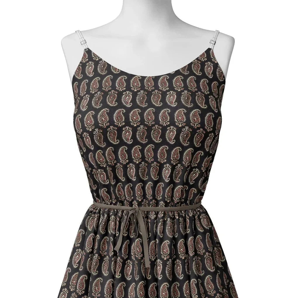 Paisley Seamless over Black Digital Printed Fabric – ks 0 ma03067 110 paisley seamless over black digital printed fabric 2