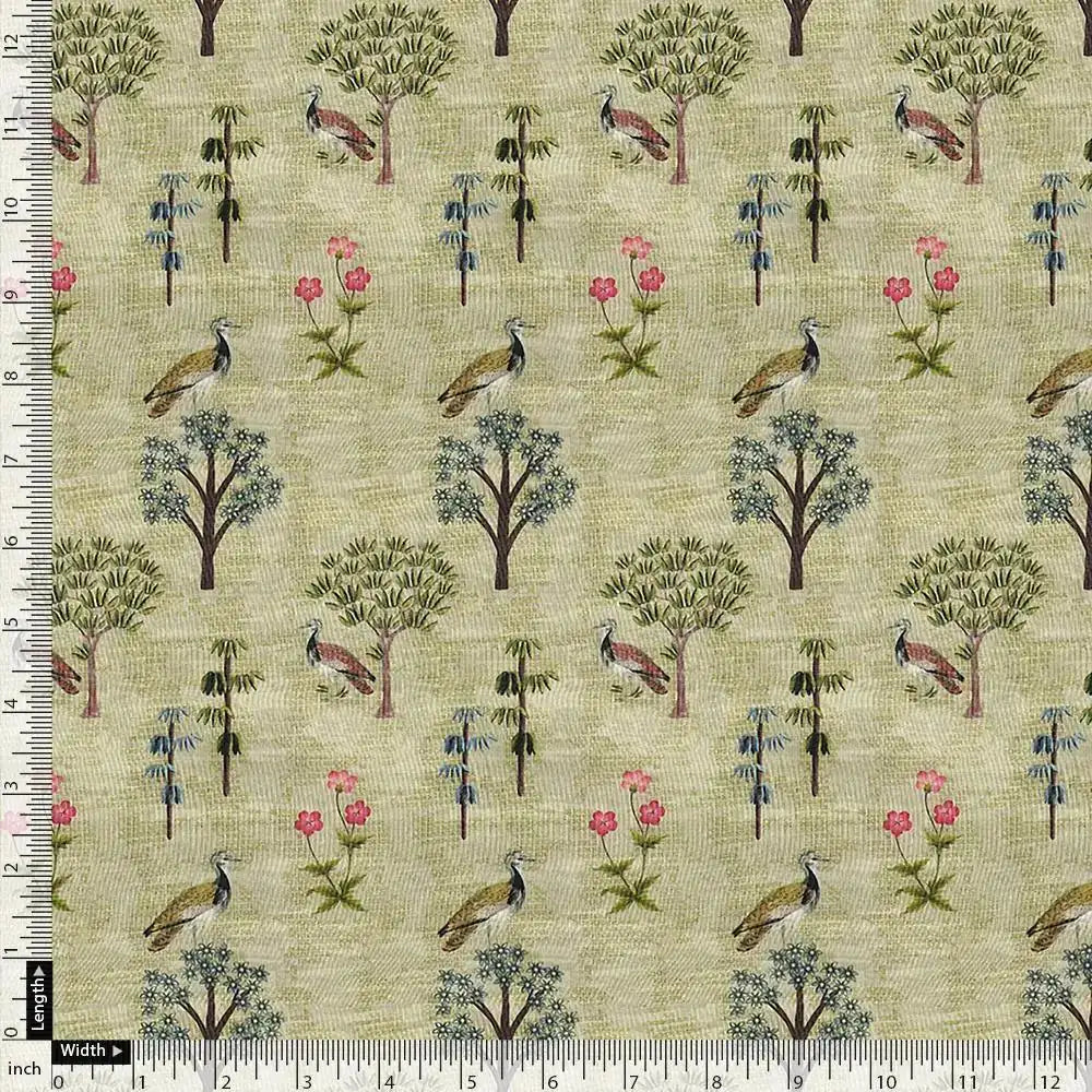 Pista Chinoiserie With Birds Digital Printed Fabric - Kora Silk – ks 0 ma04430 110 pista chinoiserie with birds digital printed fabric kora silk 4